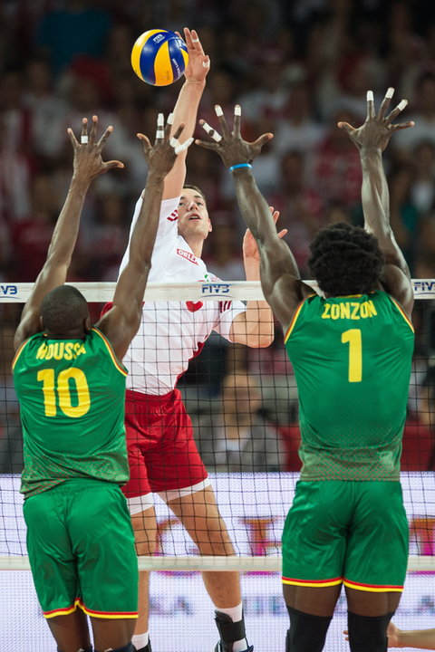 SIATKÓWKA MISTRZOSTWA ŚWIATA 2014 POLSKA KAMERUN (Dawid Konarski)