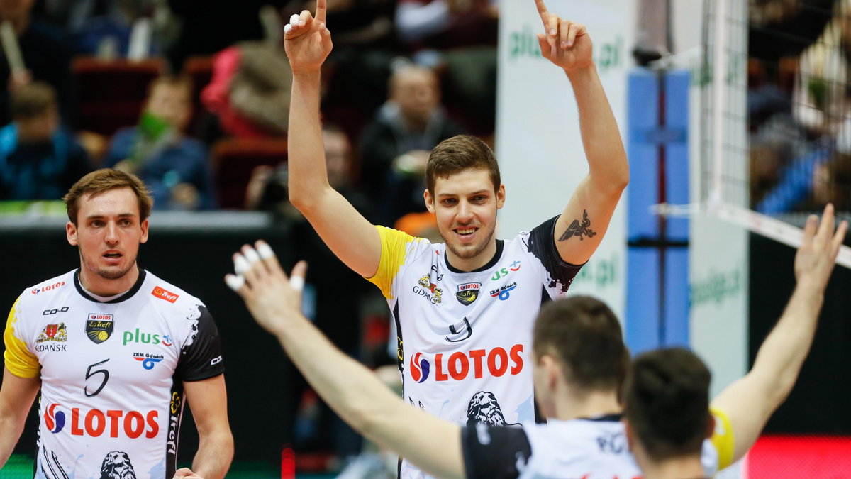 Siatkowka. PlusLiga. Lotos Trefl Gdansk - Cerrad Czarni Radom. 26.02.2017