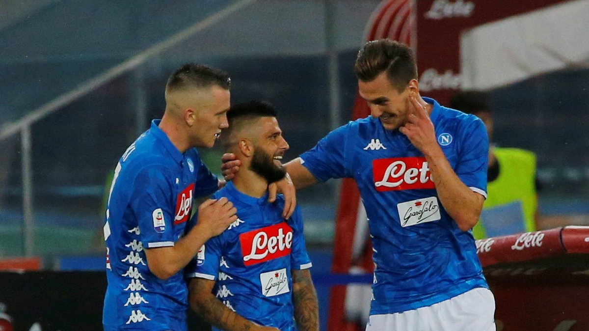 Piotr Zieliński, Lorenzo Insigne i Arkadiusz Milik