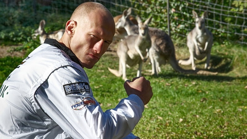 Krzysztof "Diablo" Włodarczyk w zoo