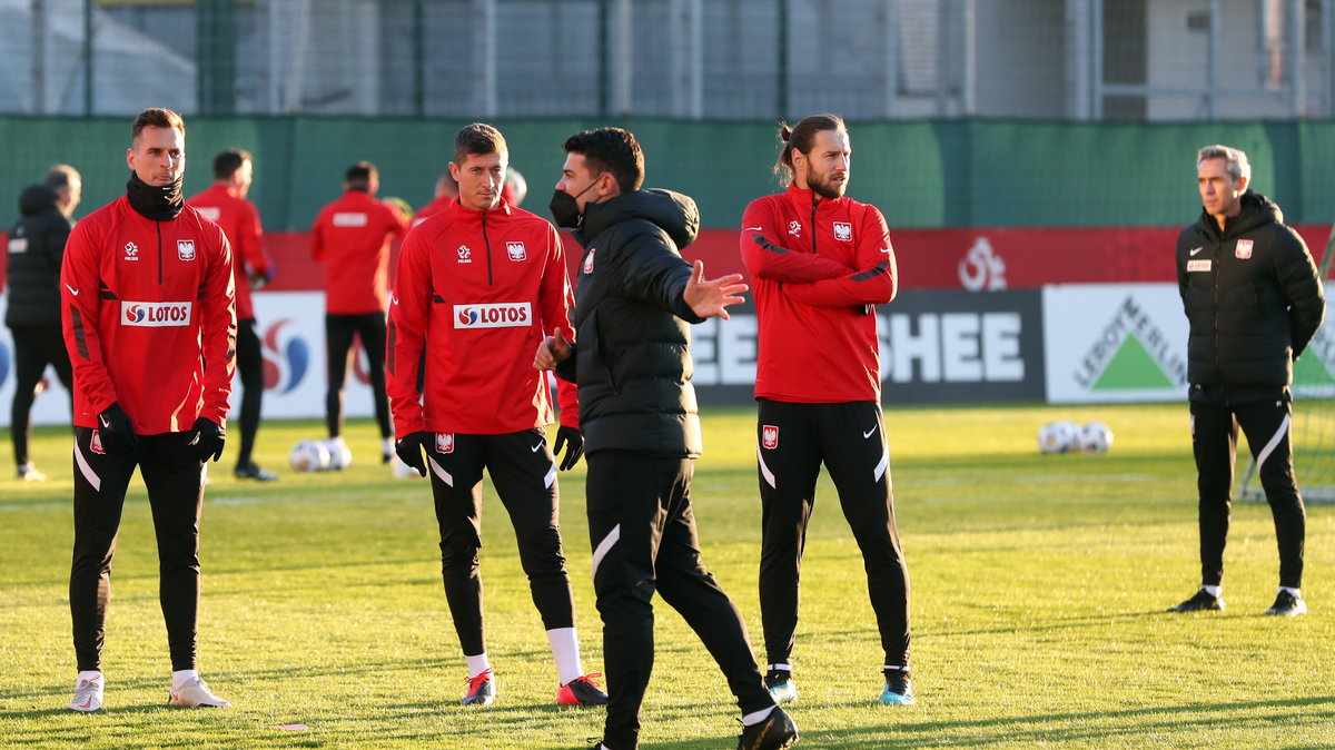 Arkadiusz Milik, Robert Lewandowski, Antonio Gomez, Grzegorz Krychowiak, Paulo Sousa