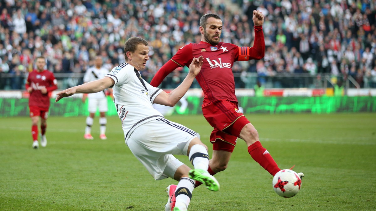 Pilka nozna. Ekstraklasa. Legia Warszawa - Wisla Krakow. 30.04.2017