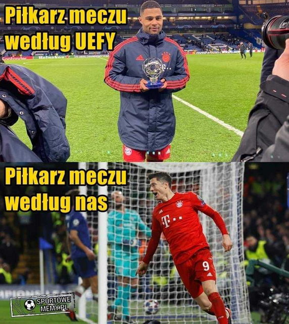 Bayern pokonał Chelsea - memy po meczu