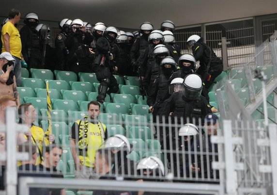 Awantura na meczu LM Legia – Borussia