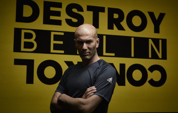 Zinedine Zidane na otwarciu "The Base"