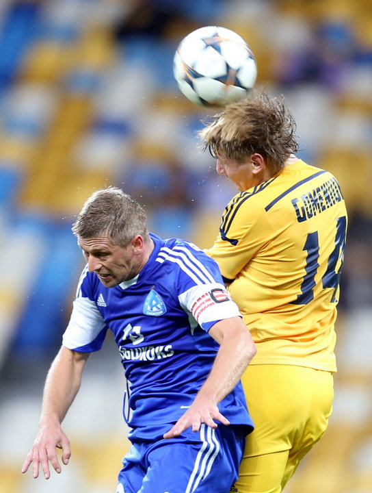 UKRAINE SOCCER UEFA EUROPA LEAGUE PLAY OFF (FC Metalist Kharkiv vs Ruch Chorzow)