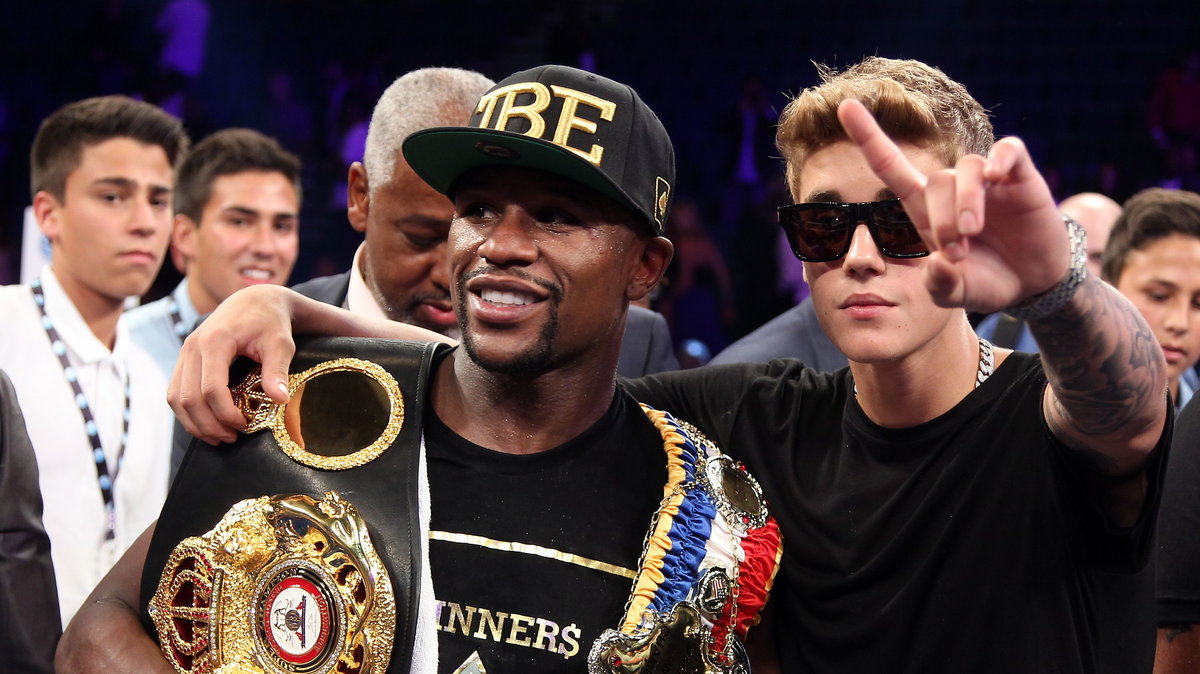 Floyd Mayweather Jr i Justin Bieber