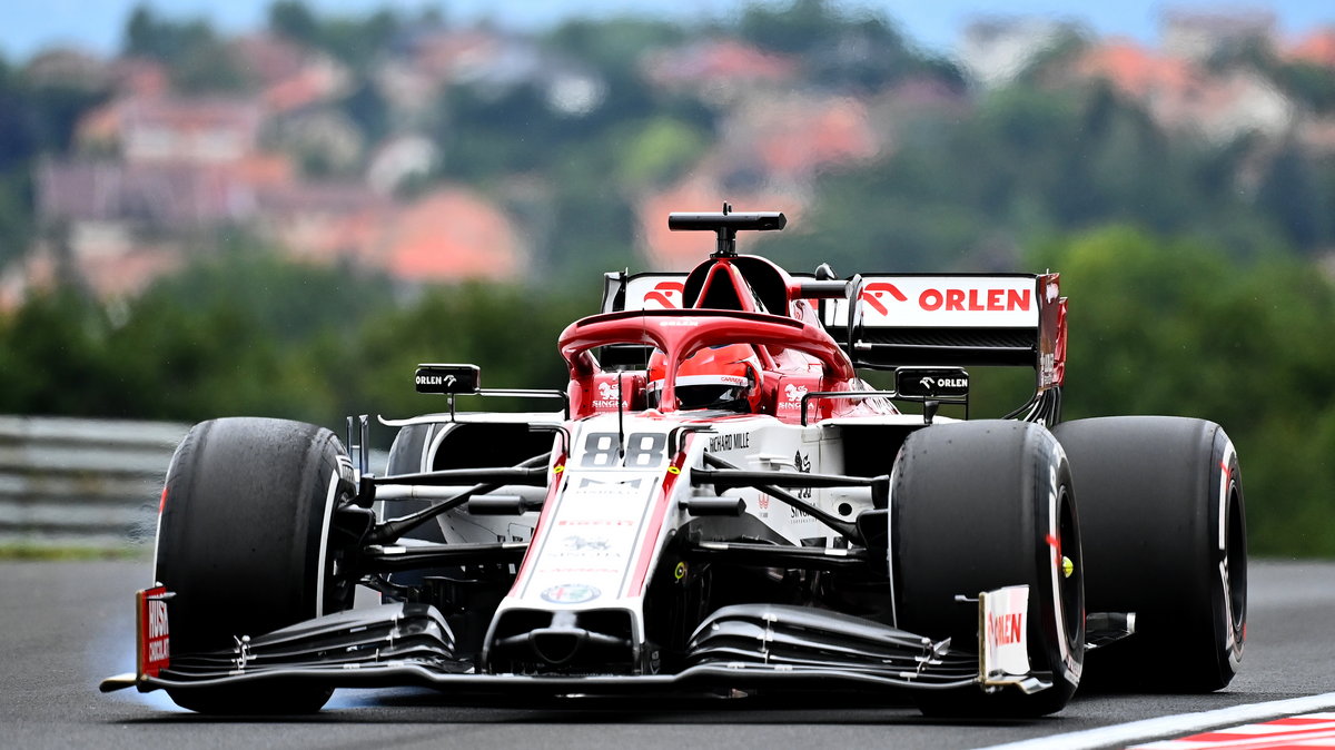 Robert Kubica w bolidzie Alfa Romeo