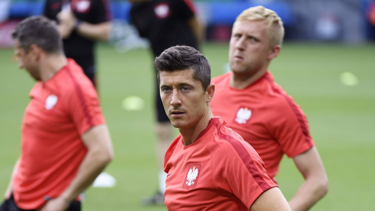 Robert Lewandowski i Kamil Glik