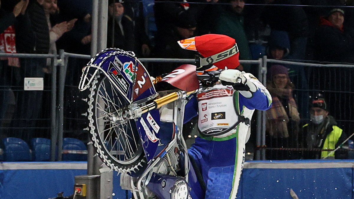 Nikita Bogdanow podczas zawodów w Tomaszowie Mazowieckim