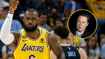 LeBron James, w kółku: Elon Musk