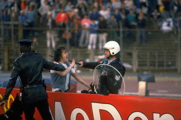 Dantejskie sceny na stadionie Heysel