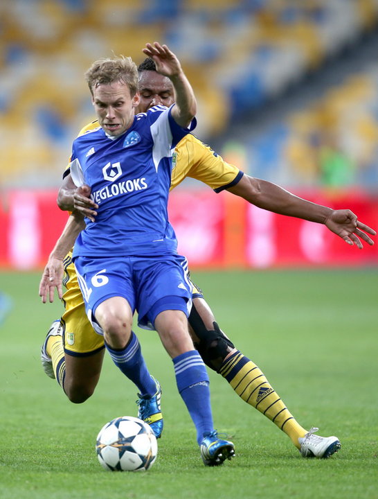 UKRAINE SOCCER UEFA EUROPA LEAGUE PLAY OFF (FC Metalist Kharkiv vs Ruch Chorzow)