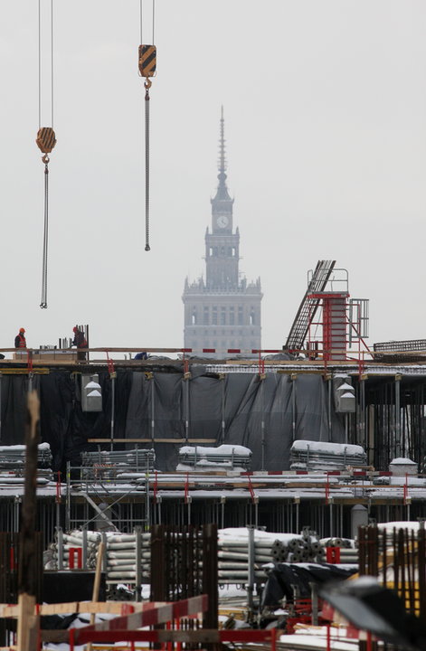 PIŁKA NOŻNA BUDOWA STADIONU NARODOWEGO W WARSZAWIE