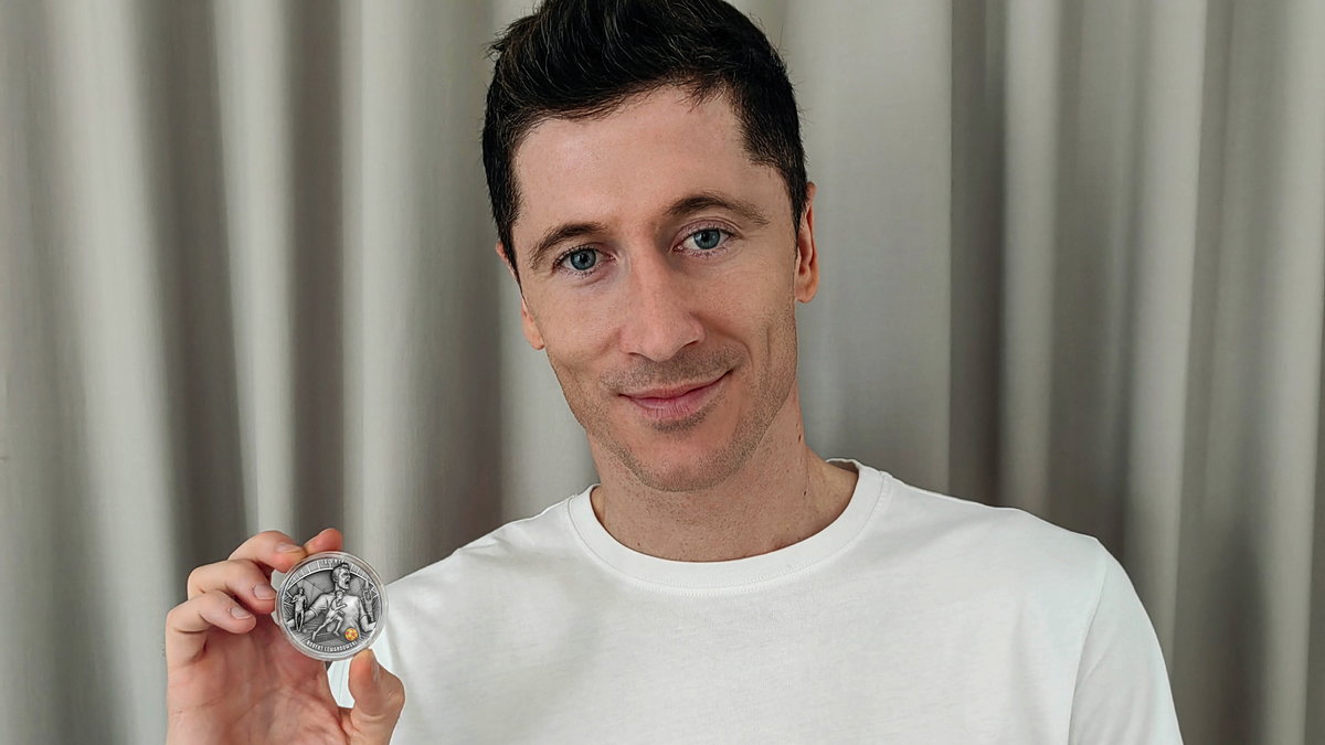 Robert Lewandowski z własną monetą