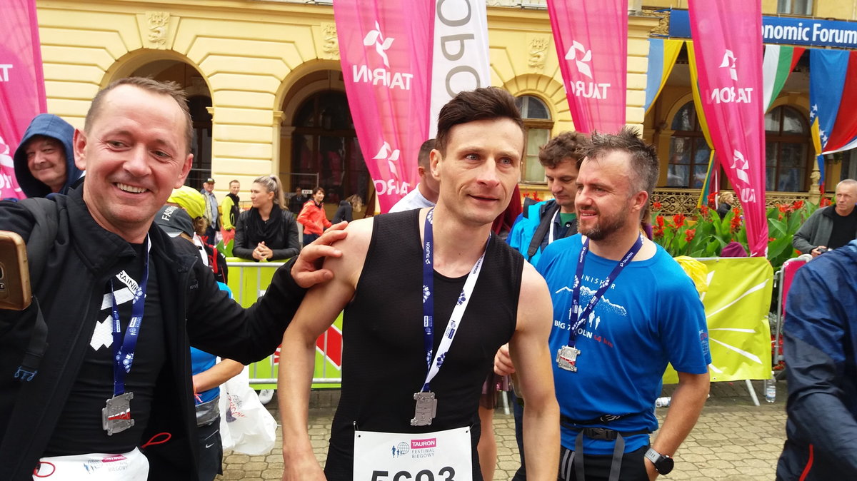 Tauron Festiwal Biegowy - finisz maratonu