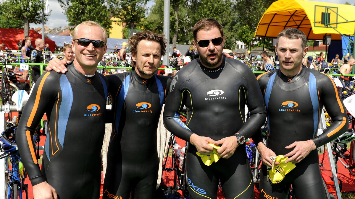 Karolak, Adamczyk i Topa wzięli udział w triathlonie!