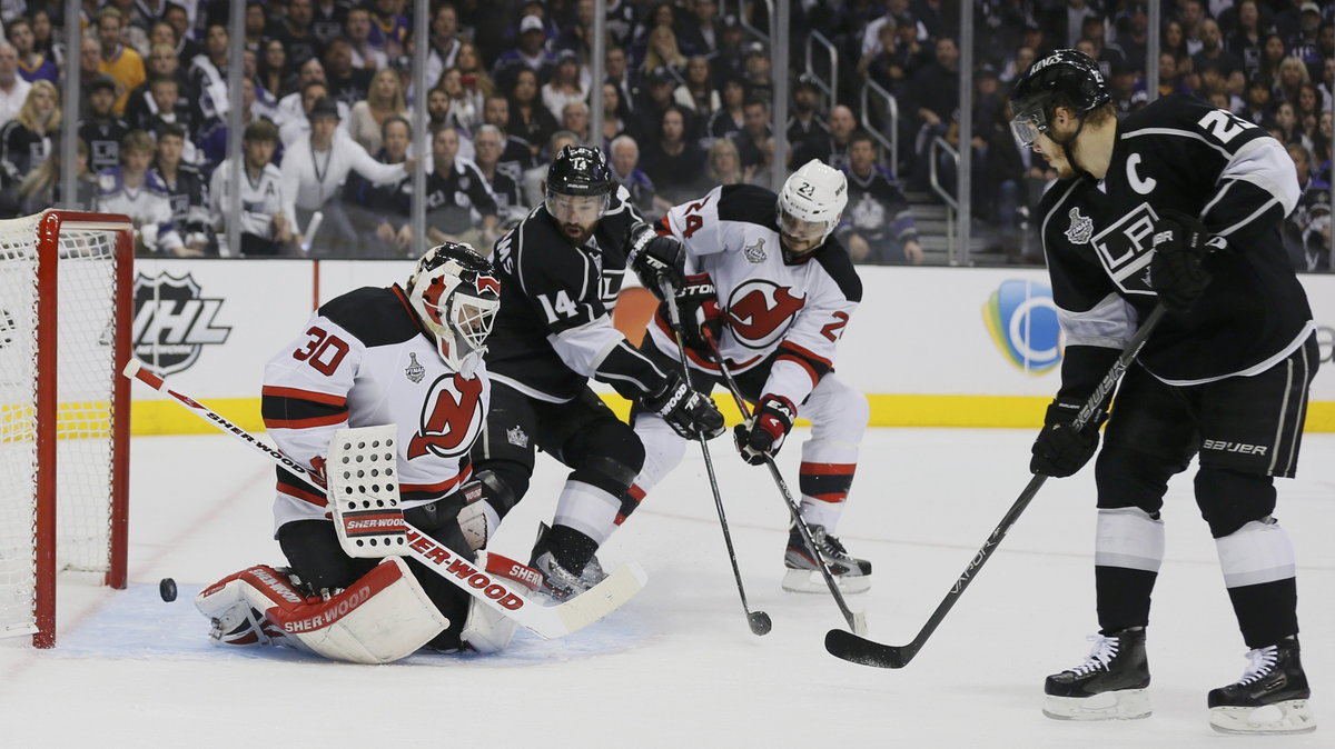 Los Angeles Kings pod bramką rywali