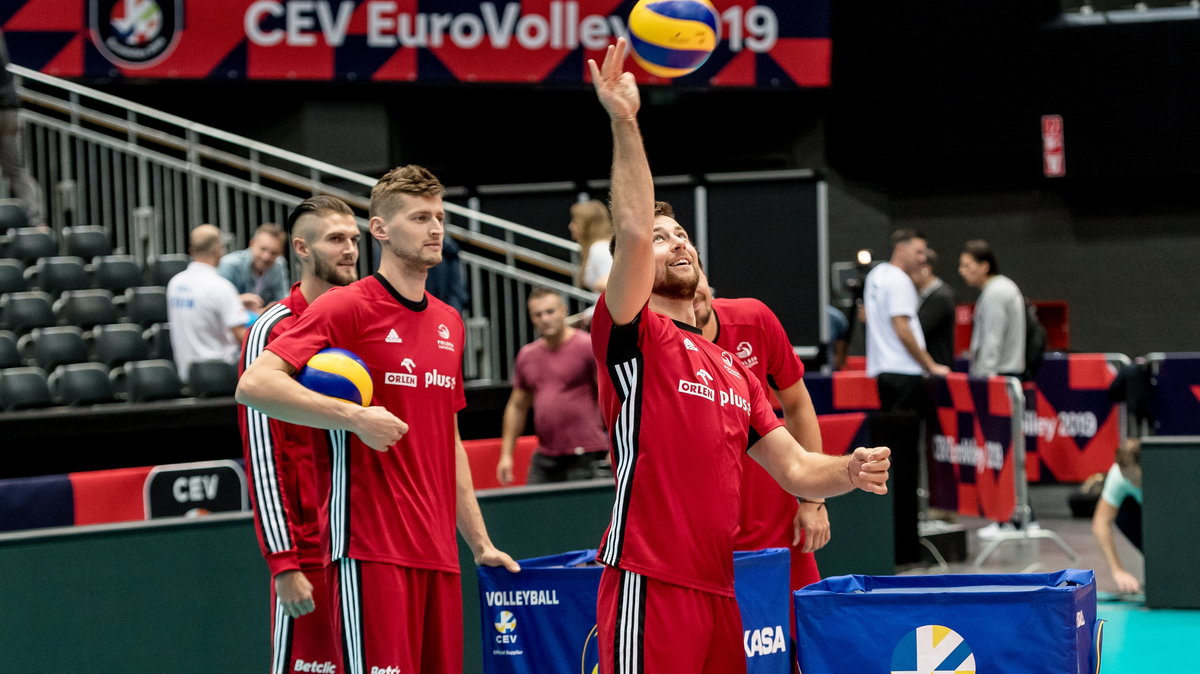 19912137 - SIATKÓWKA TRENING POLAKÓW CEV EUROVOLLEY 2019 (Piotr Nowakowski i Michał Kubiak )