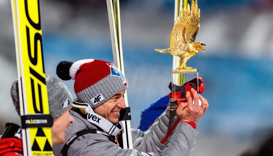 Kamil Stoch ze Złotym Orłem, Bischofshofen 2017