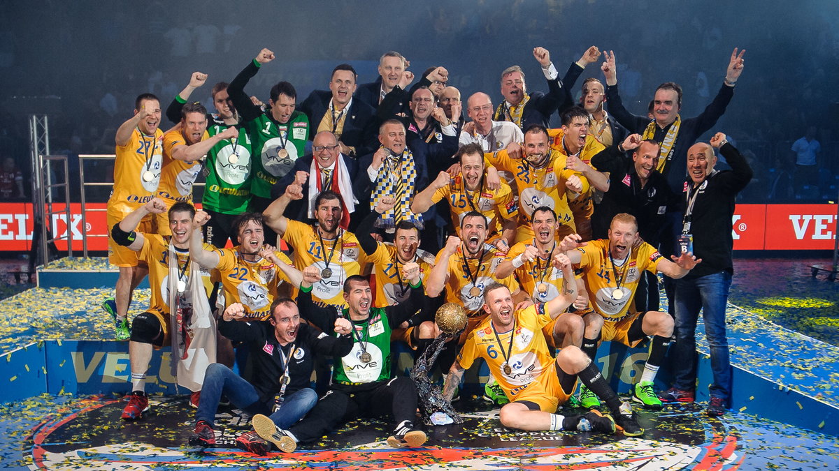 Vive Kielce po triumfie w LM w 2016 r.