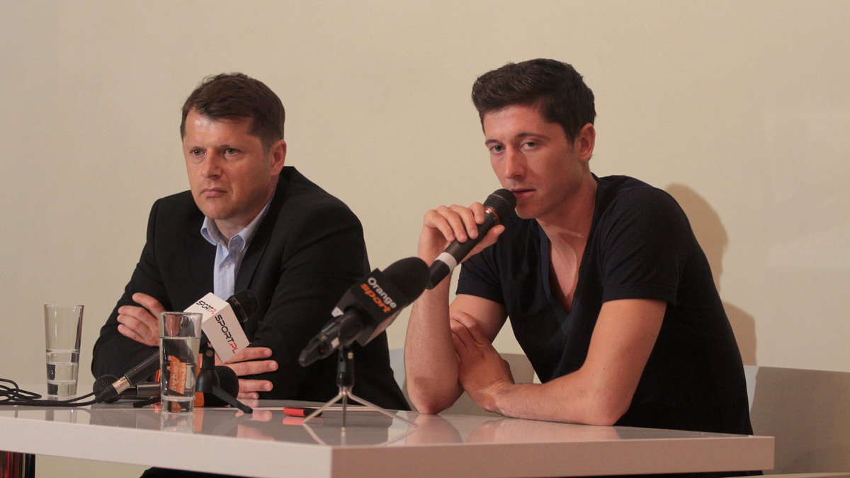 Cezary Kucharski i Robert Lewandowski