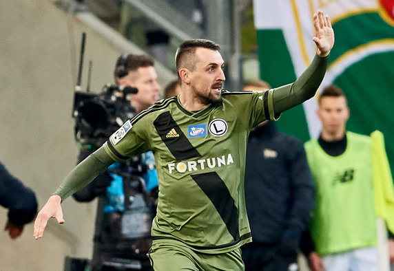 PIŁKA NOŻNA EKSTRAKLASA LECHIA GDAŃSK LEGIA WARSZAWA (Michał Kucharczyk )