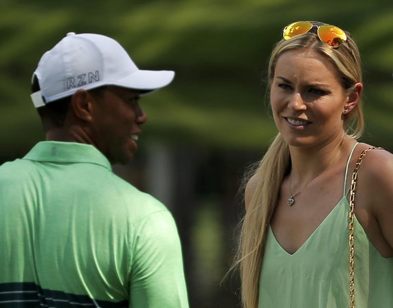 Tiger Woods i Lindsey Vonn 