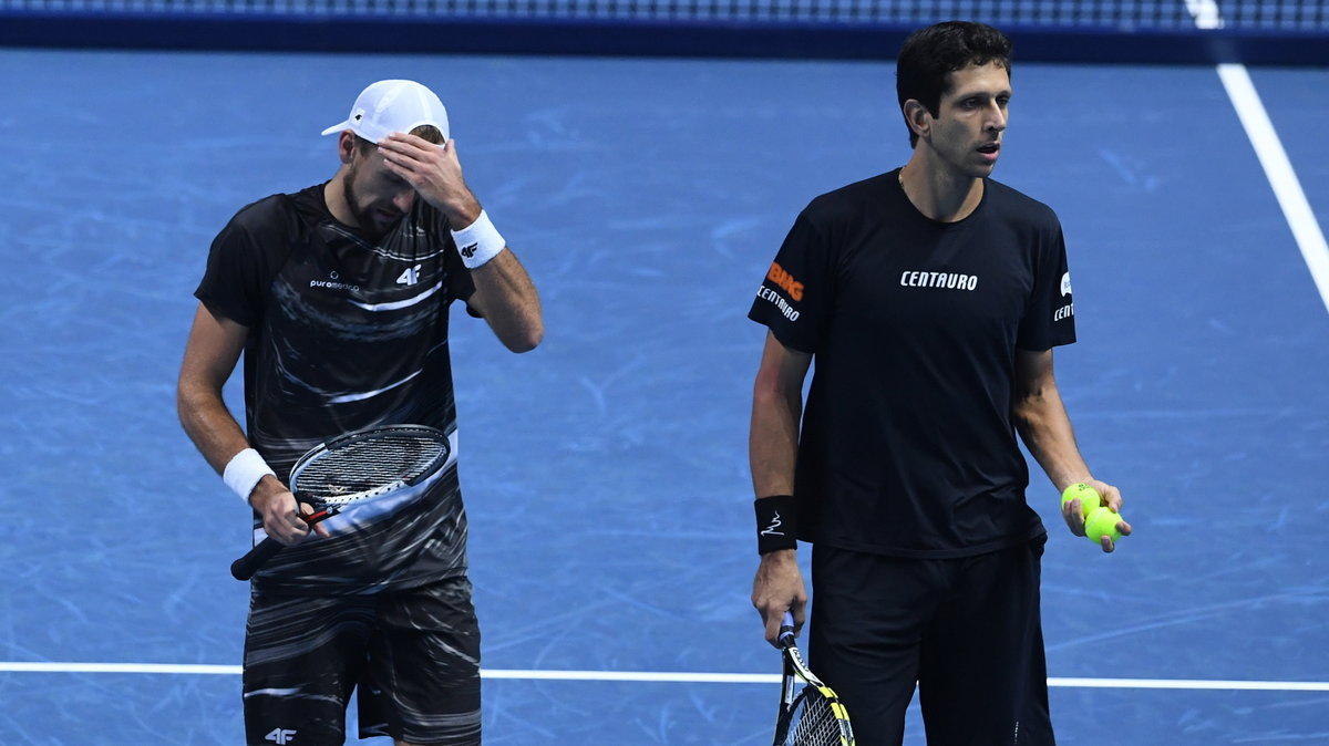 Łukasz Kubot (L) i Marcelo Melo