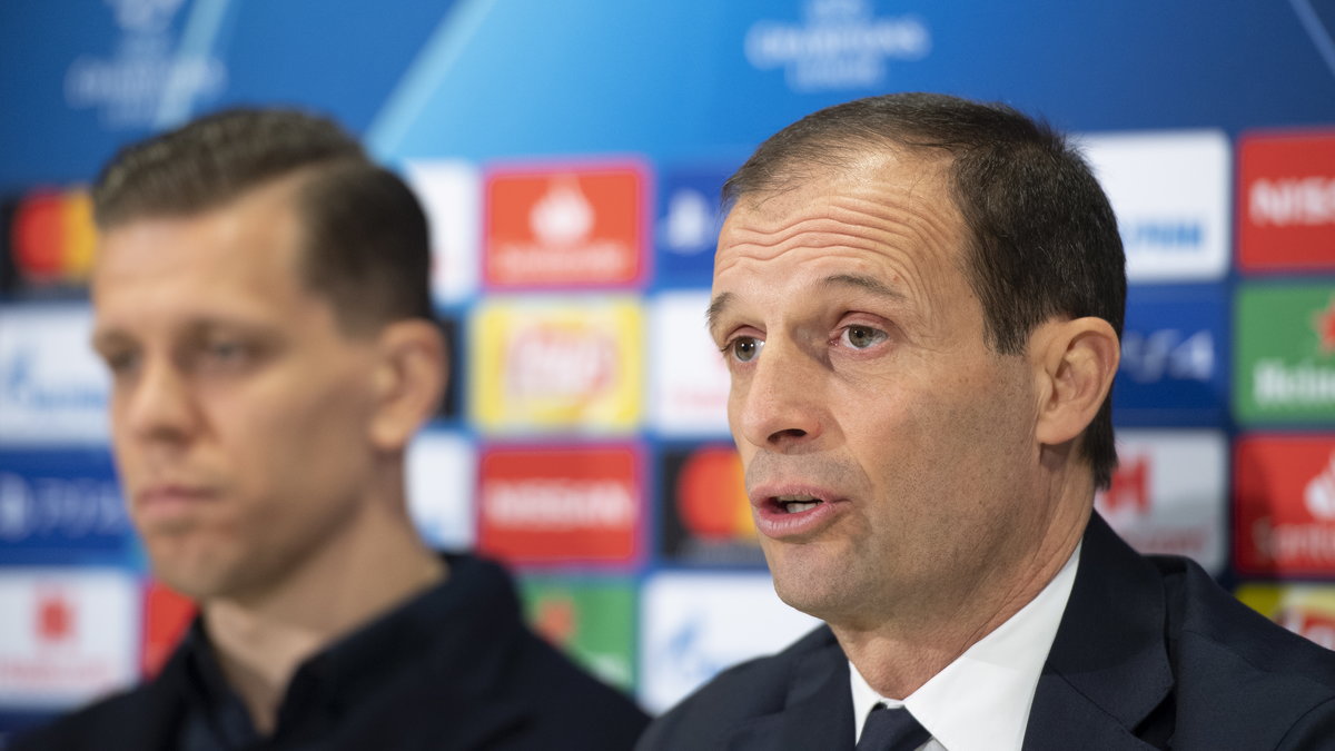 Massimiliano Allegri i Wojciech Szczęsny