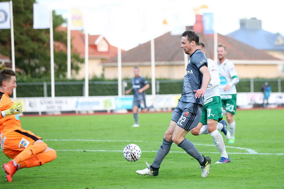 Pilka nozna. Liga Mistrzow. IFK Mariehamn - Legia Warszawa. 12.07.2017