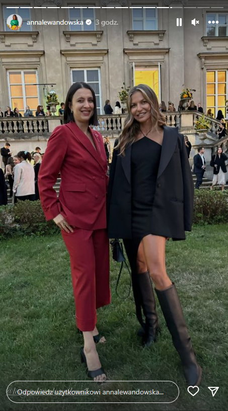 Milena Lewandowska-Miros i Anna Lewandowska