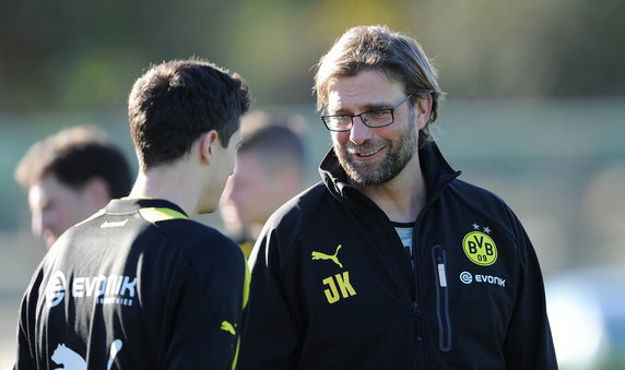 Trening Borussii Dortmund w Hiszpanii