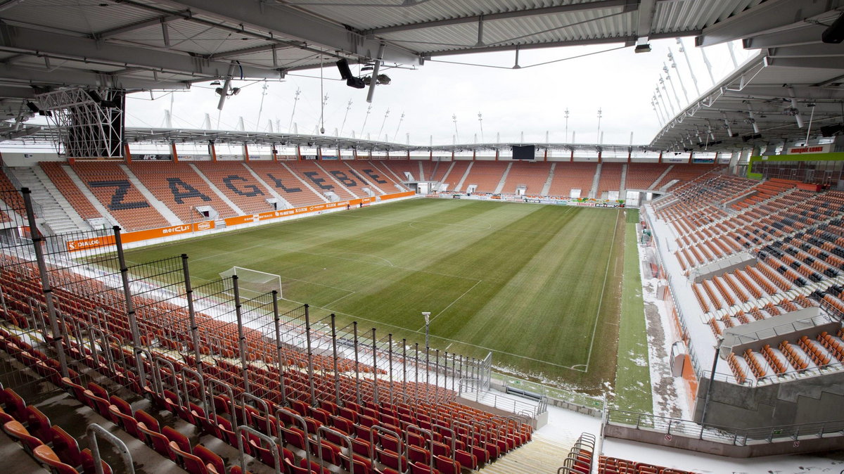 Lubin, stadion, widok