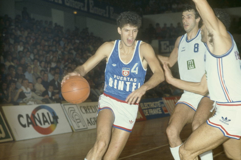 Drażen Petrović w reprezentacji Jugosławii (1986 r.)