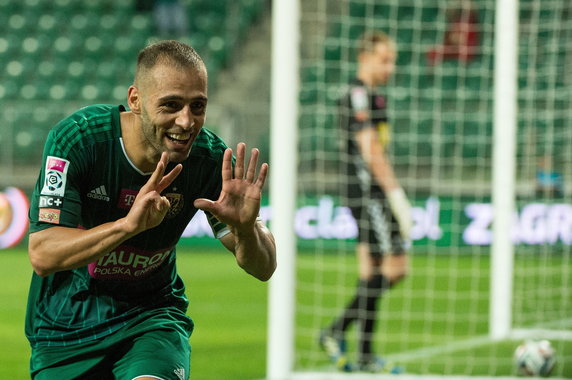 PIŁKARSKA EKSTRAKLASA ŚLĄSK KONTRA KORONA  (Flavio Paixao)