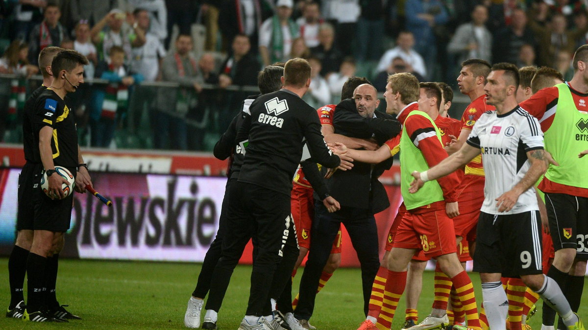 Awantura na meczu Legia – Jagiellonia