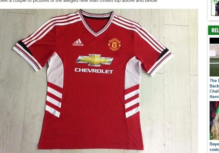 Tak będą wyglądać nowe koszulki Manchesteru United?