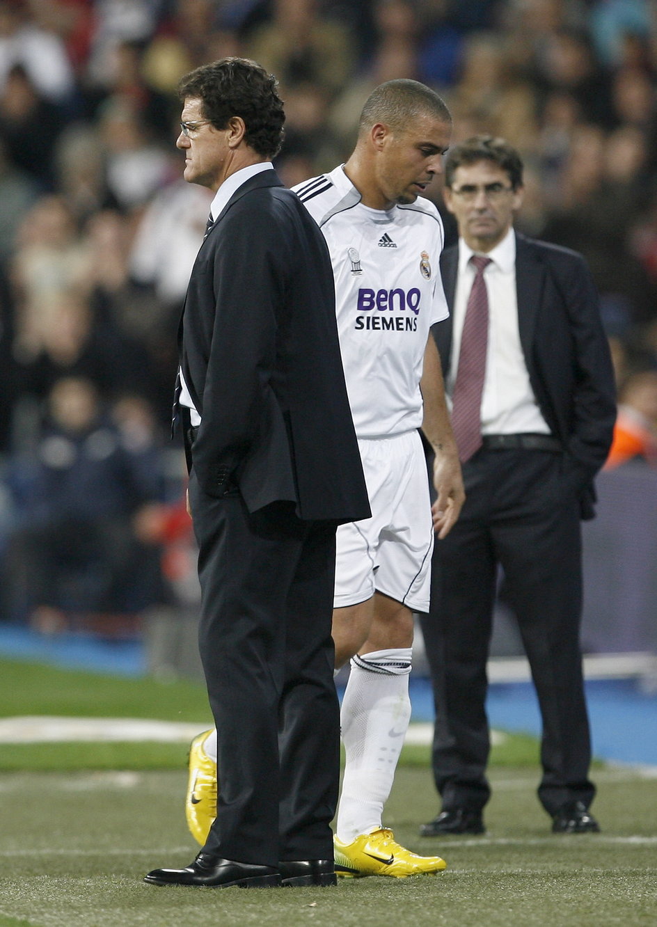 Fabio Capello i Ronaldo