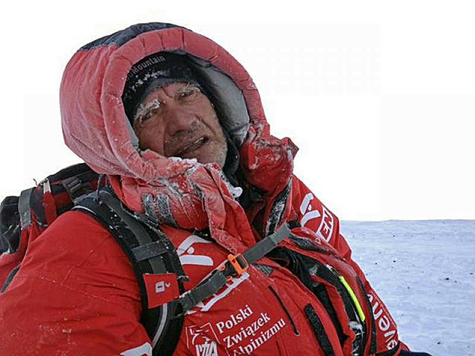 Maciej Berbeka podczas wyprawy na Broad Peak w 2013 r.