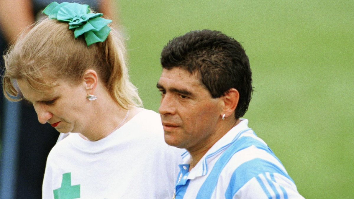 Diego Maradona pielegniarka
