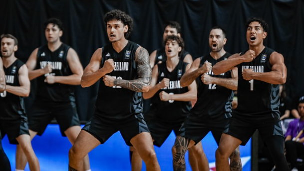 Haka w wykonaniu nowozelandzkich koszykarzy