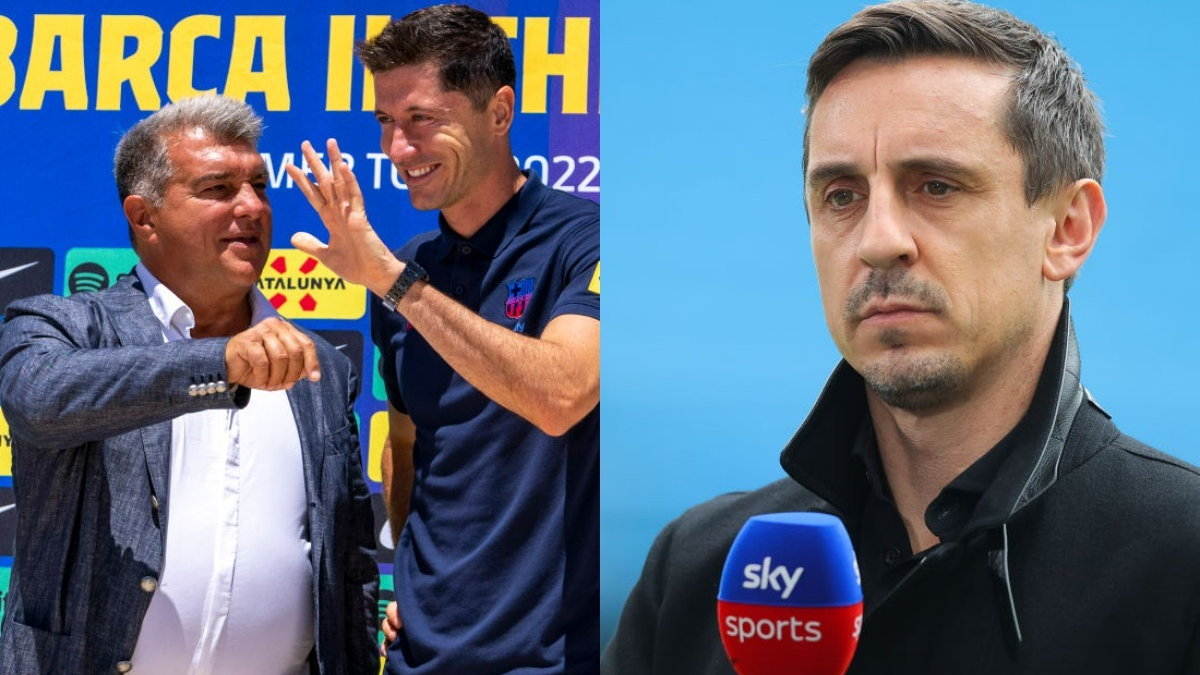 Gary Neville krytykuje nowy klub Roberta Lewandowskiego