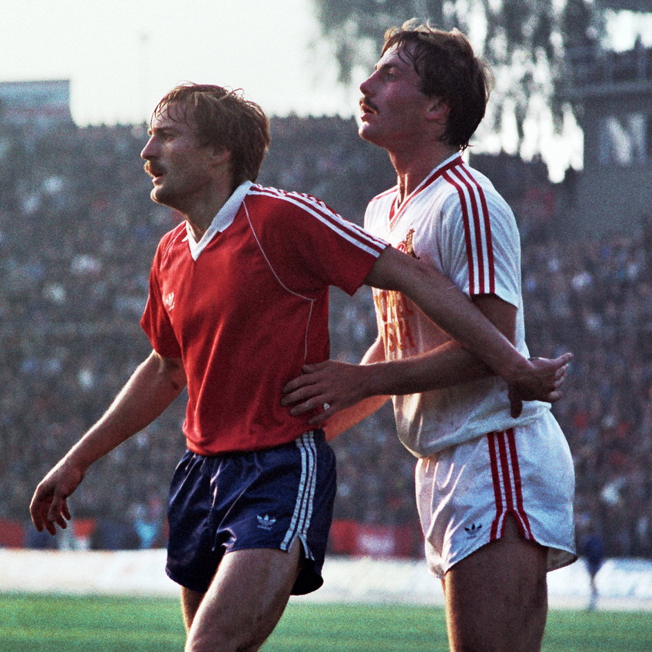 Jerzy Hawrylewicz w meczu z FC Koeln