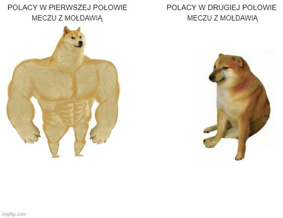 Memy po meczu Mołdawia — Polska