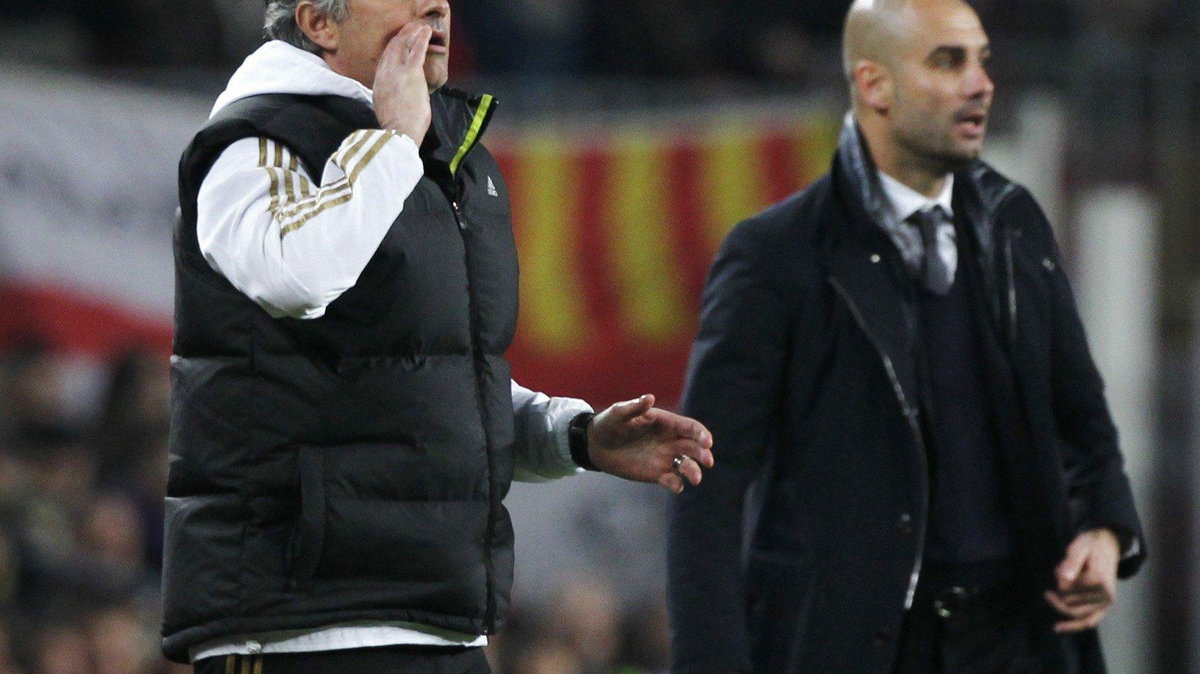 Jose Mourinho (L)  i Pep Guardiola