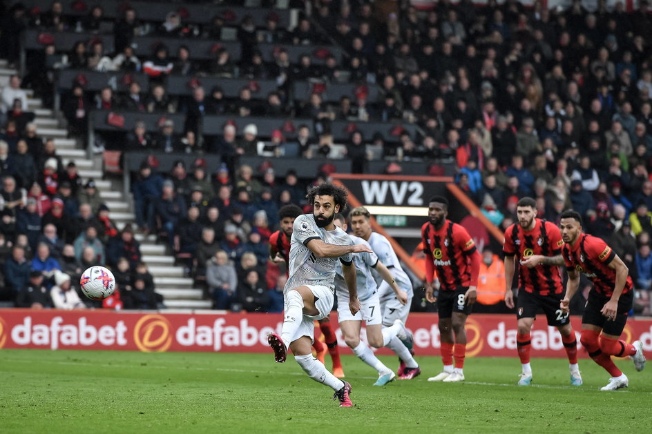 Mohamed Salah przestrzelił rzut karny w meczu z Bournemouth