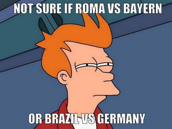 Memy po meczu AS Roma - Bayern Monachium