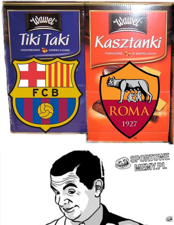 Barcelona upokorzyła AS Roma - memy po meczu