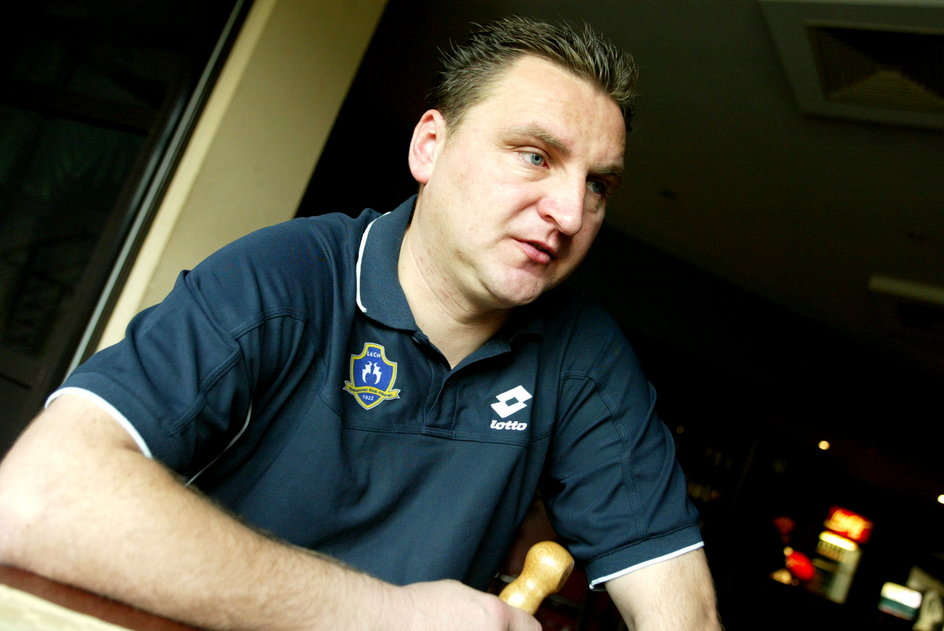 Czesław Michniewicz jako trener Lecha Poznań (2003)